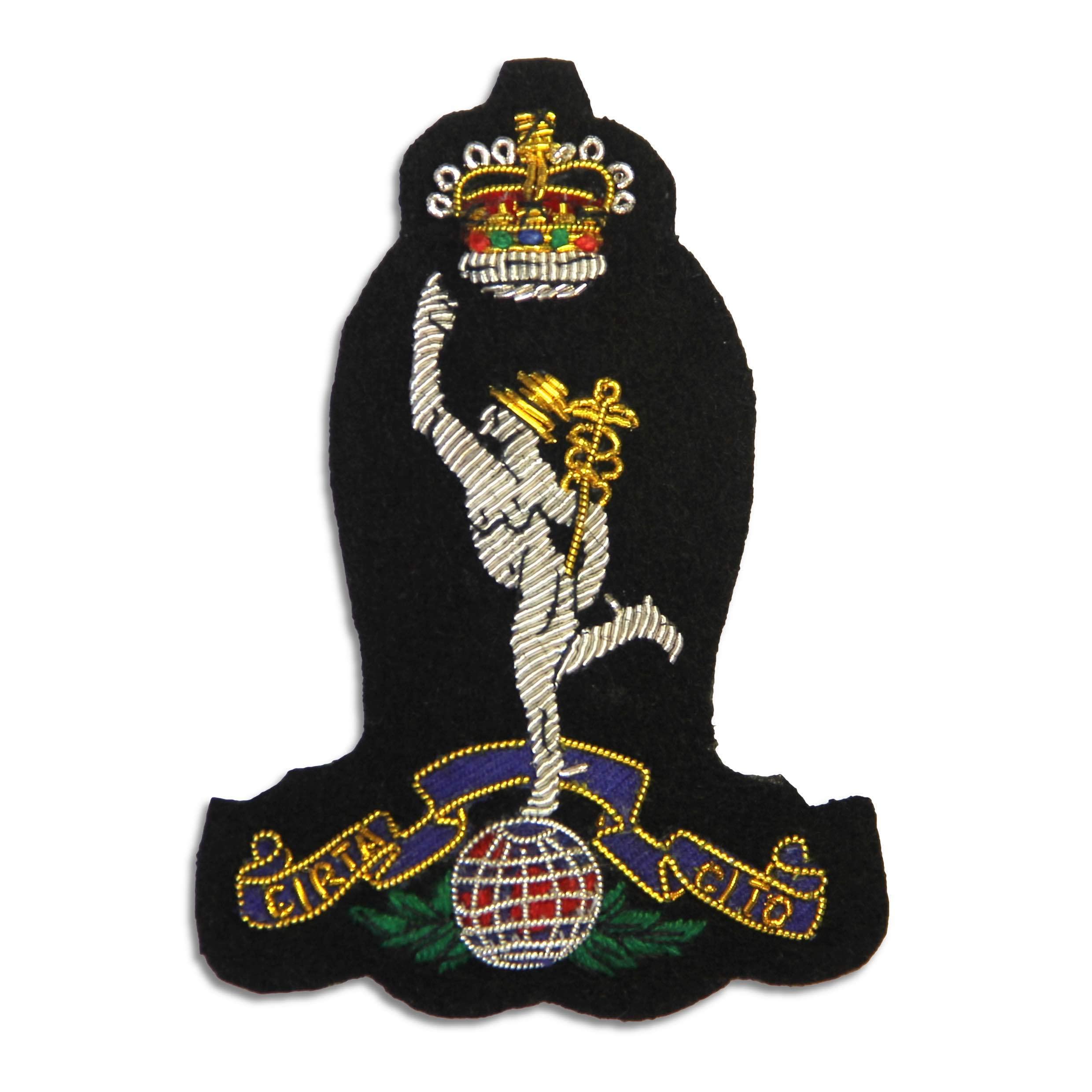 The Regimental Shop Men's Black/Silver/Gold Royal Corps Of Signals Regital Blazer Badge