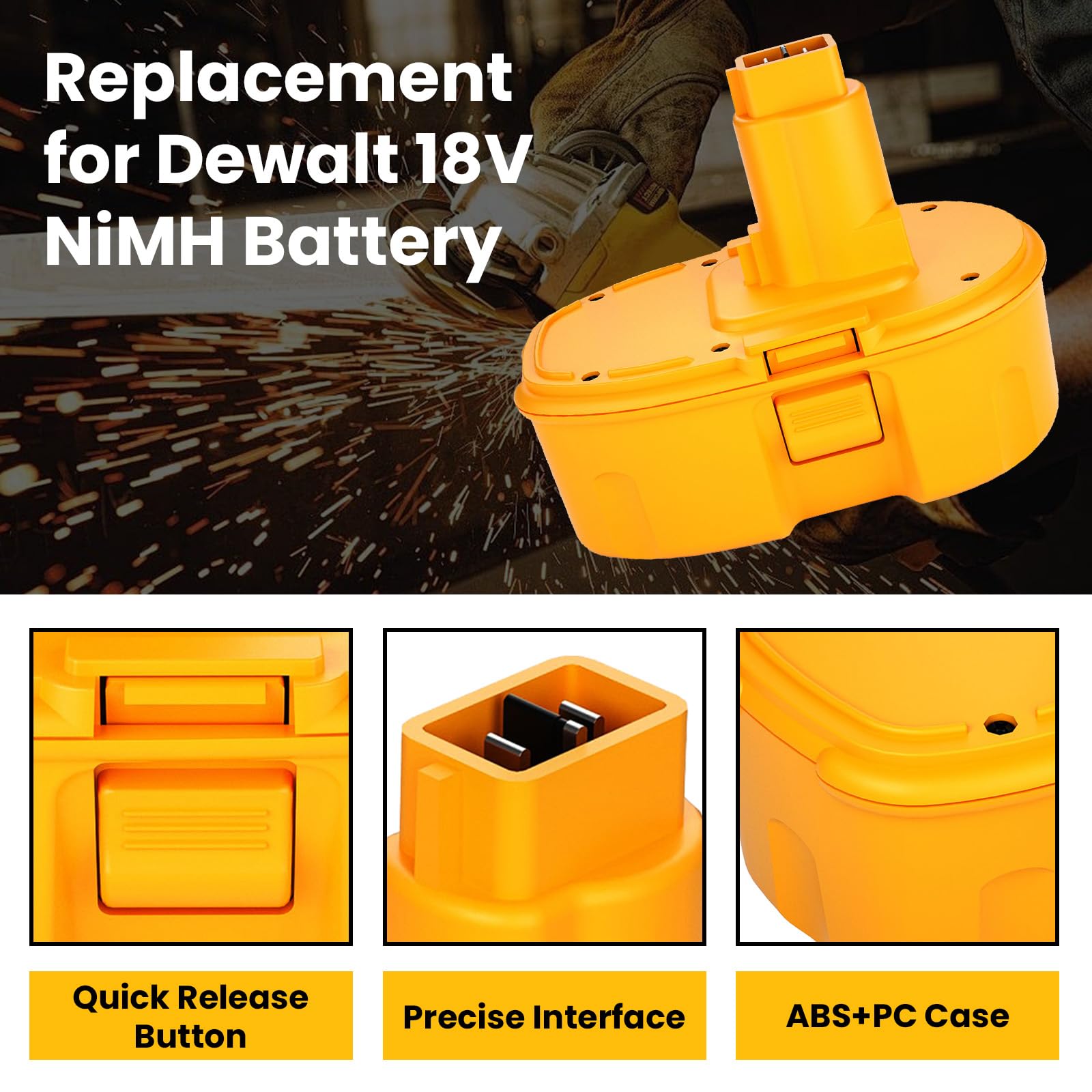 Powery Akku für Dewalt Typ DE9095 2500mAh NiMH ab 51,90 Powery Akku für Dewalt Typ DE9095 2500mAh NiMH ab 51,90