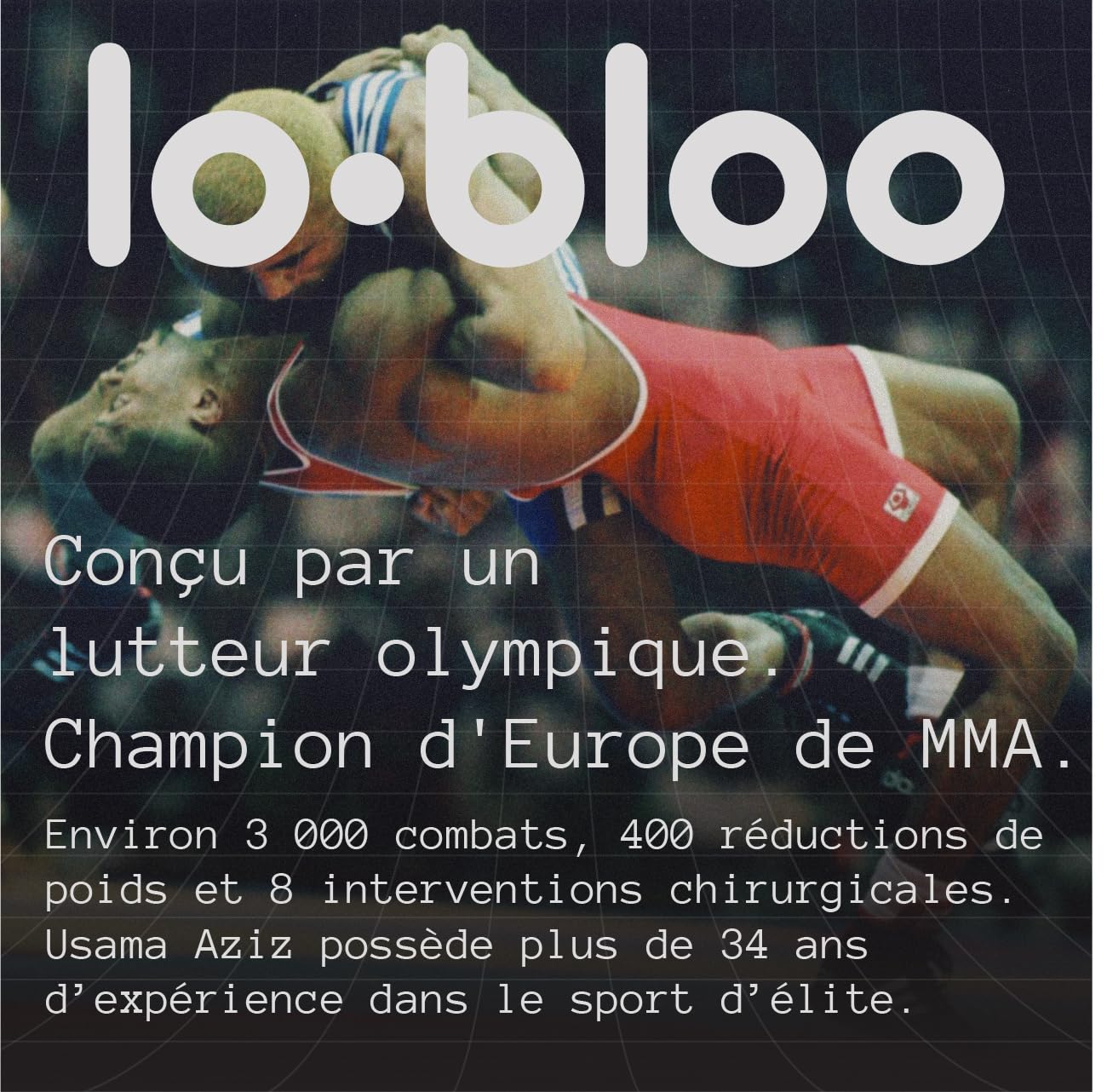 lobloo Slick Protège-dents professionnel double densité pour les sports de contact élevé comme le MMA, le hockey, le football, le rugby. Grand +14 ans, Ivoire