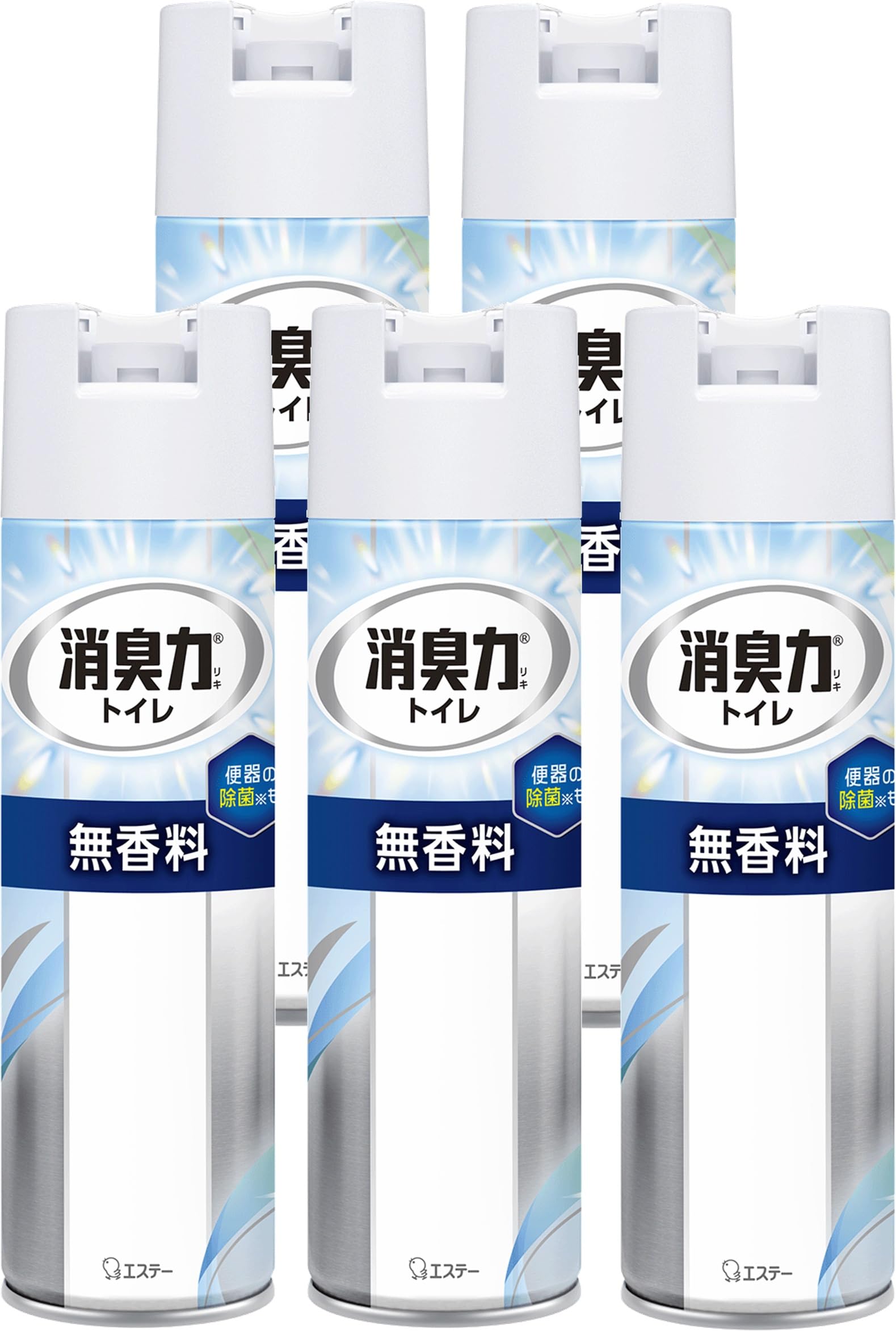 消臭力 [まとめ買い] トイレ用 スプレー 無香料 365mL×5個 トイレ 消臭スプレー 消臭剤 消臭 芳香剤