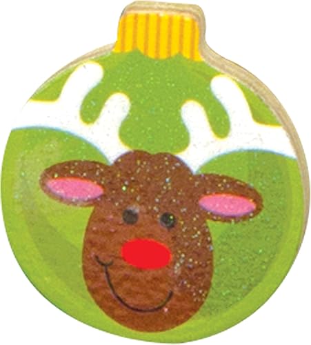 Miniatura 5 de De Melissa & Doug, calendario de madera con cuenta regresiva a la Navidad, Anaranjado