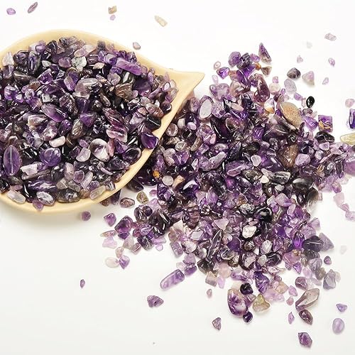 Miniatura 3 de Chips de piedra de cristal caído de 1 libra  Forma irregular triturada  Piedras de cristal decorativas para el hogar y el jardín para jarrón de