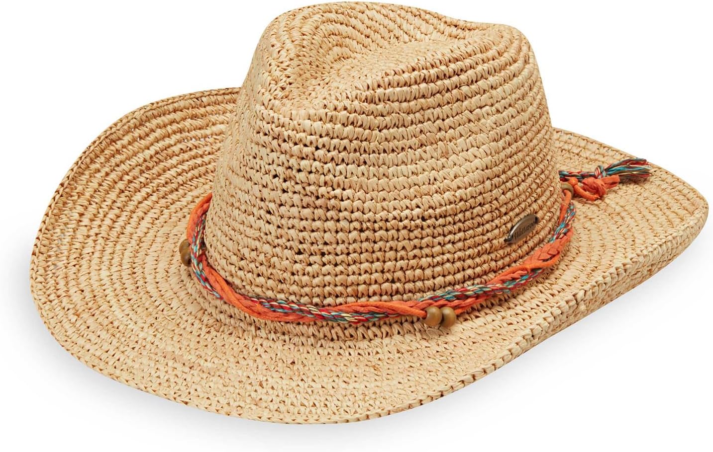 Wallaroo Hat Company Women’s Petite Catalina Cowboy – Natural Fiber, Adjustable Sizing for Smaller Crown Sizes – Chic Sun Hat