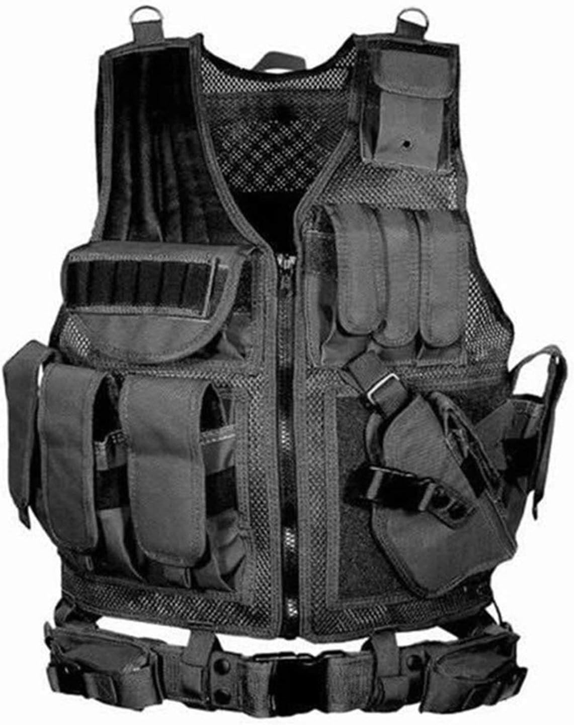 HXSZWJJArmy Tactical Equipment Military Molle Vest Hunting Armor Vest Airsoft Gear Paintball Combat Protective Vest For CS Wargame