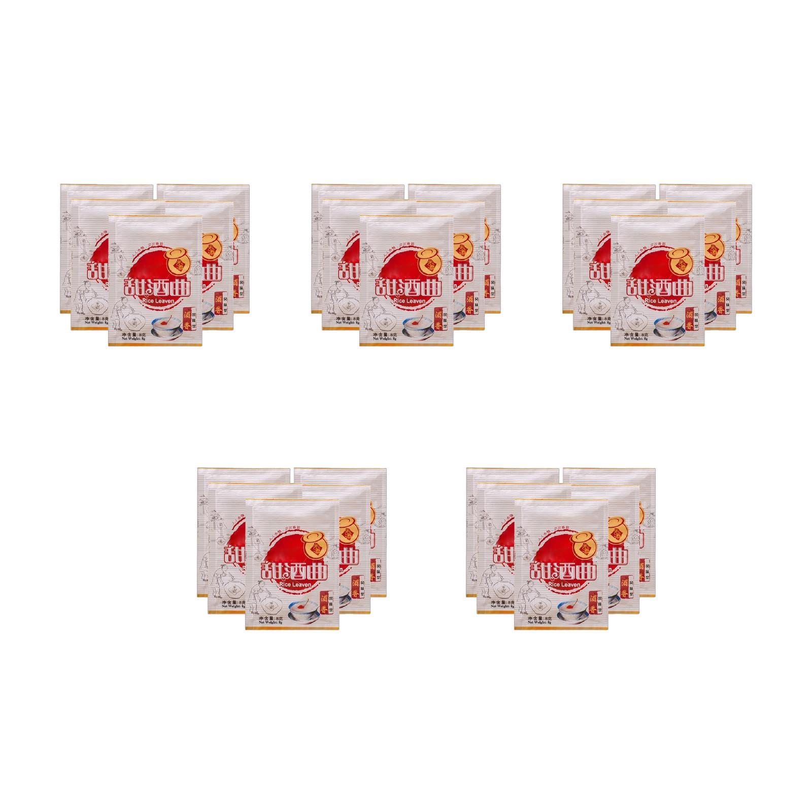 5 Set 5 Packs Chinese Rice Wine Fermentation Starter Leaven Powder Flavor Making Material Brewing