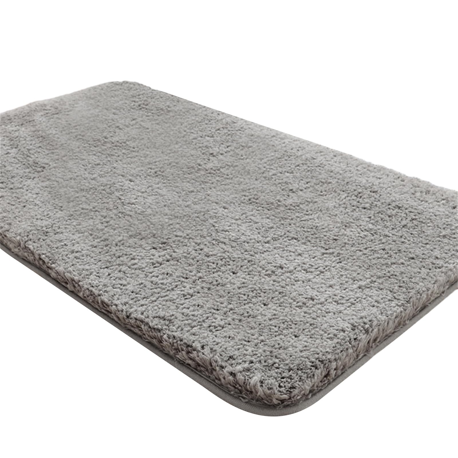 Tsophreniq Floor Mat Non Slip Bath Absorbent Small Plush Floor Carpet for Bathtub Toilet Shower Room Absorbent Bathroom Non Slip Shower