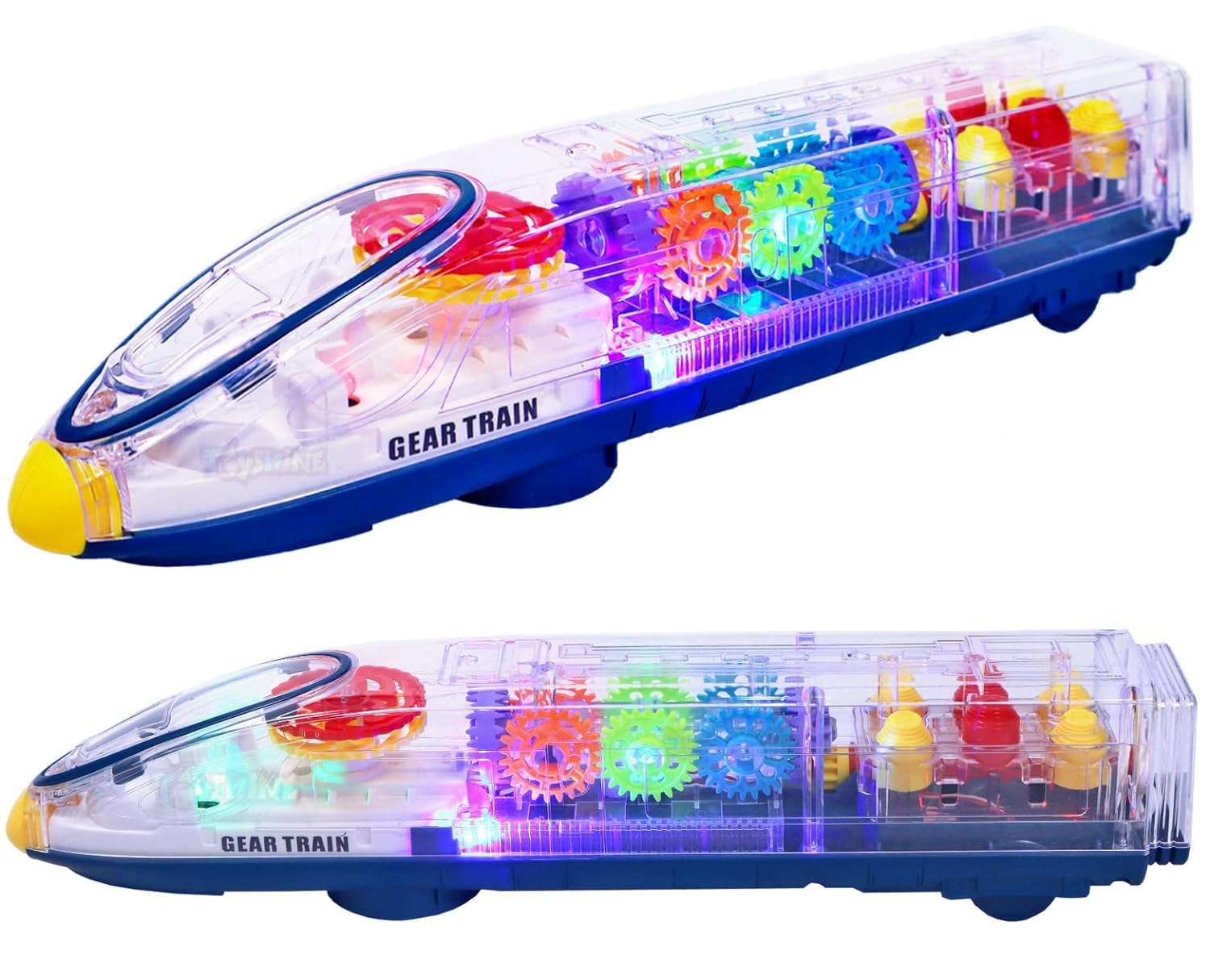 Buy Velocious Transparent Toy Train - with Visible Colored Moving