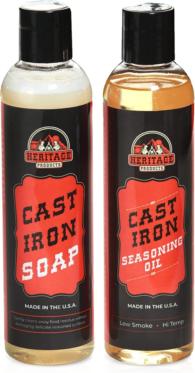 Old Timer Heritage Products Cast Iron Cleaning Kit Cast