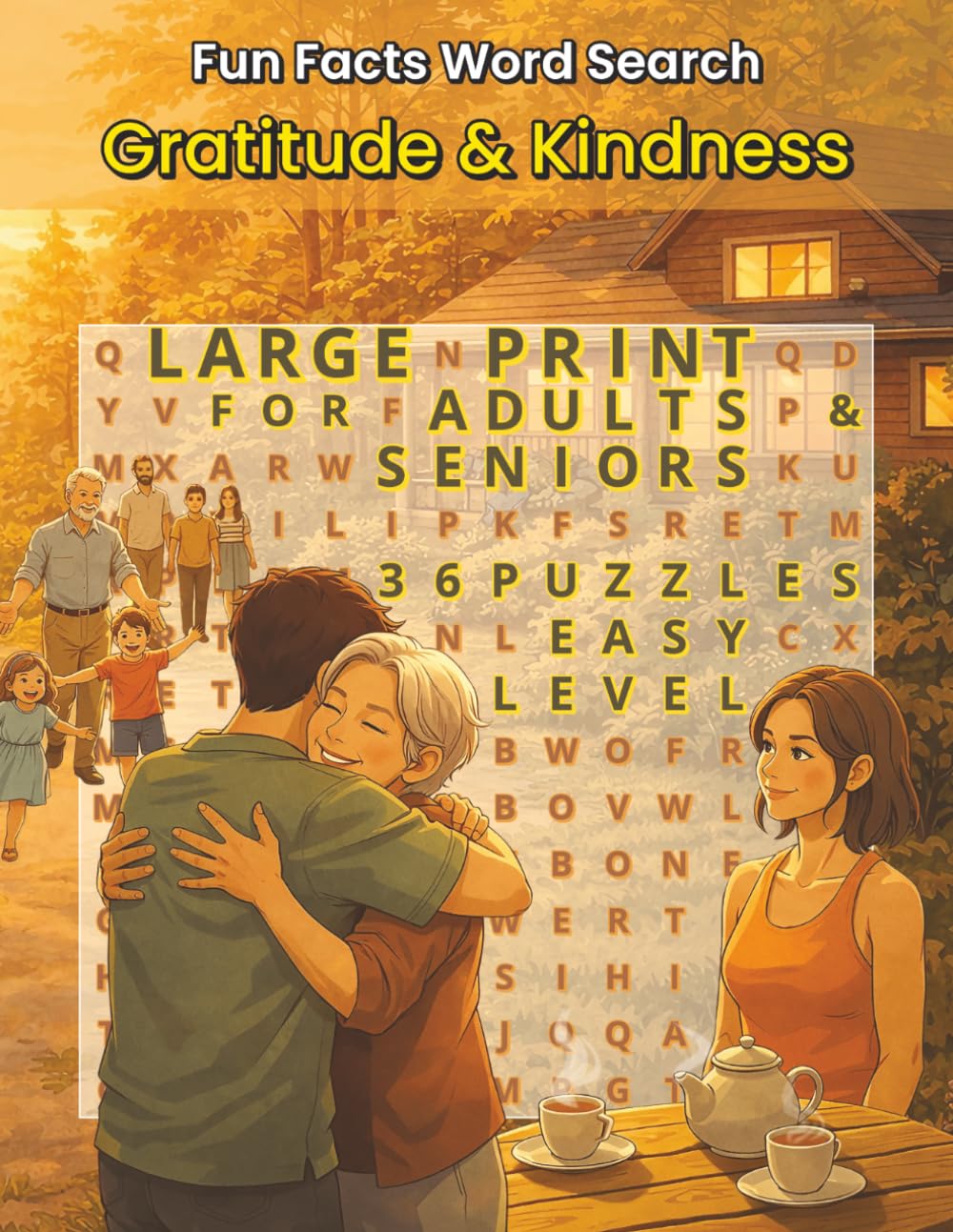 Fun Facts Word Search: Gratitude and Kindness: 36 Uplifting Large Print Word Search Puzzles Celebrating Gratitude, Kindness, and Everyday Blessings ... (Fun Facts Word Search: Mindful Life Series)