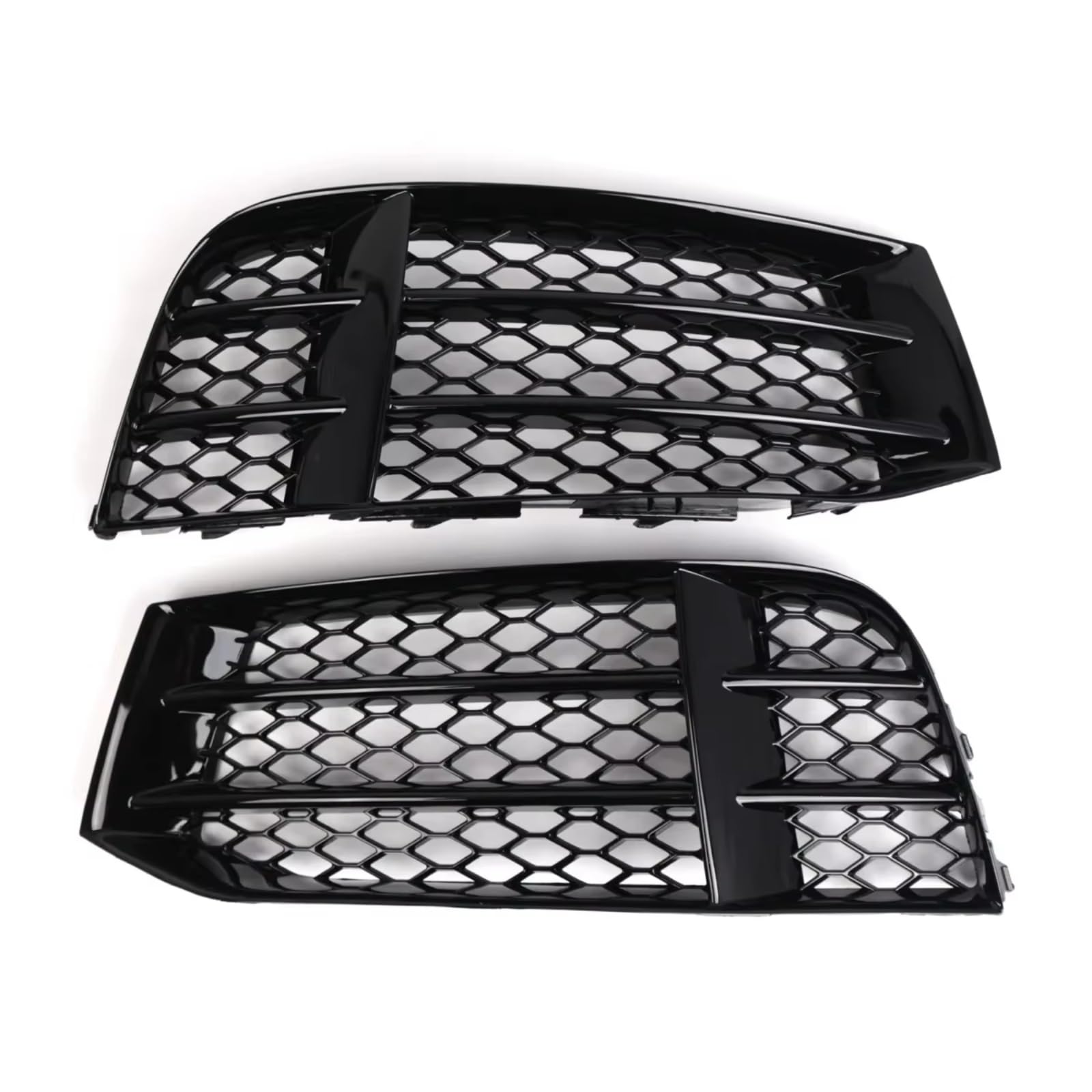 Rejilla antiniebla negra brillante para Audi A5 S5 RS5 B8.5 2008-2016, par de paneles frontales 8