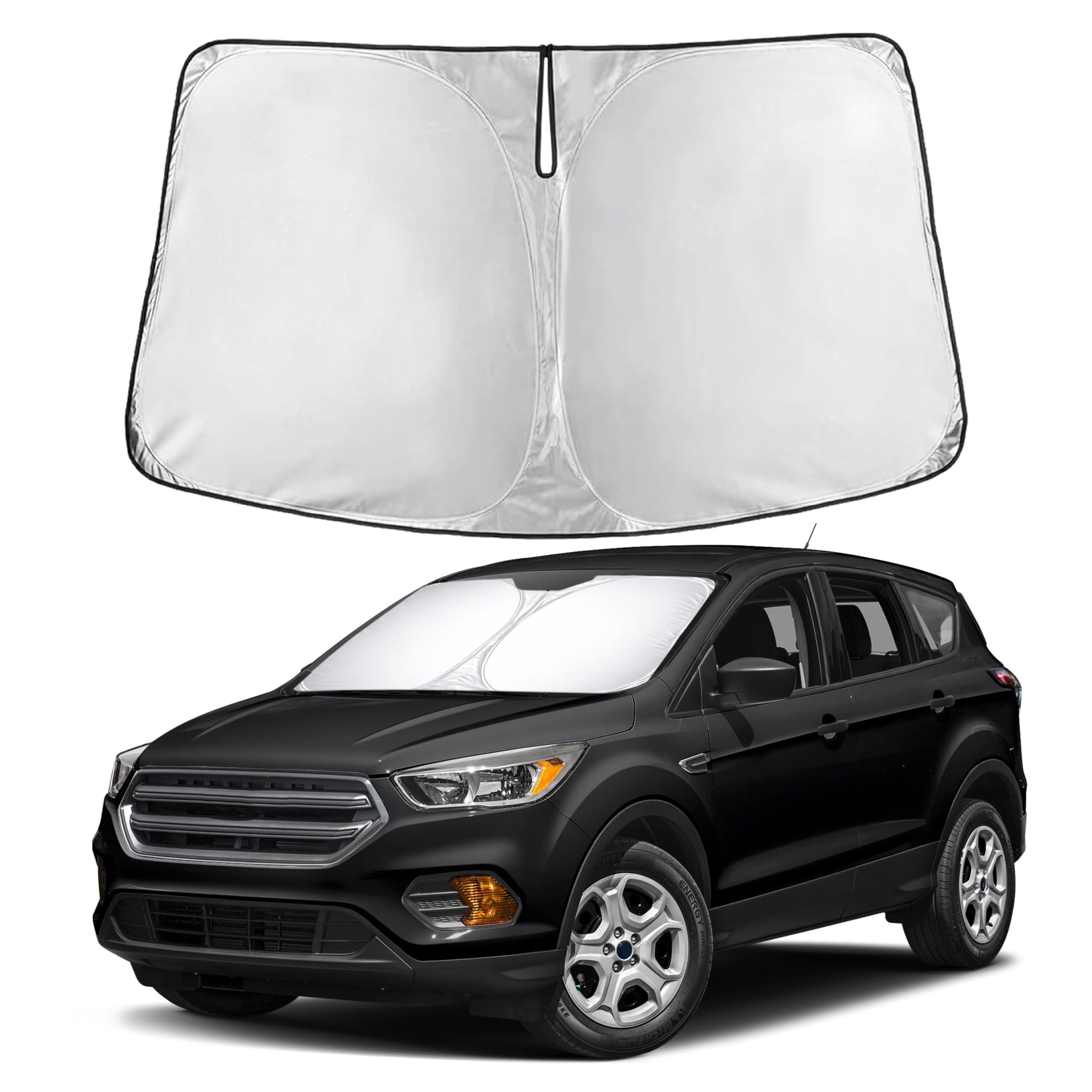EcoNour Windshield Sunshade Compatible for Ford Escape 2013-2017 2018 2019