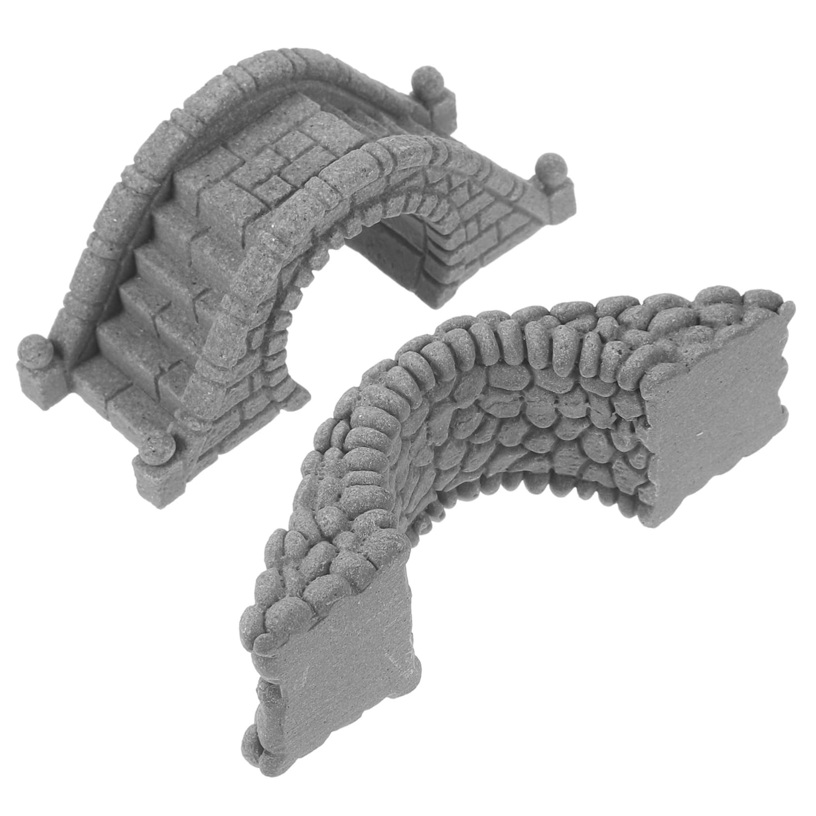 Amosfun 5 Ensembles Micro Paysage Pont De Pierre Pont Miniature Pont en Arc Artificiel Bol À Poissons Maison De Petit Pont D'Aquarium Petit Aquarium Décor Pont sous-Marin 2 pièces * 5