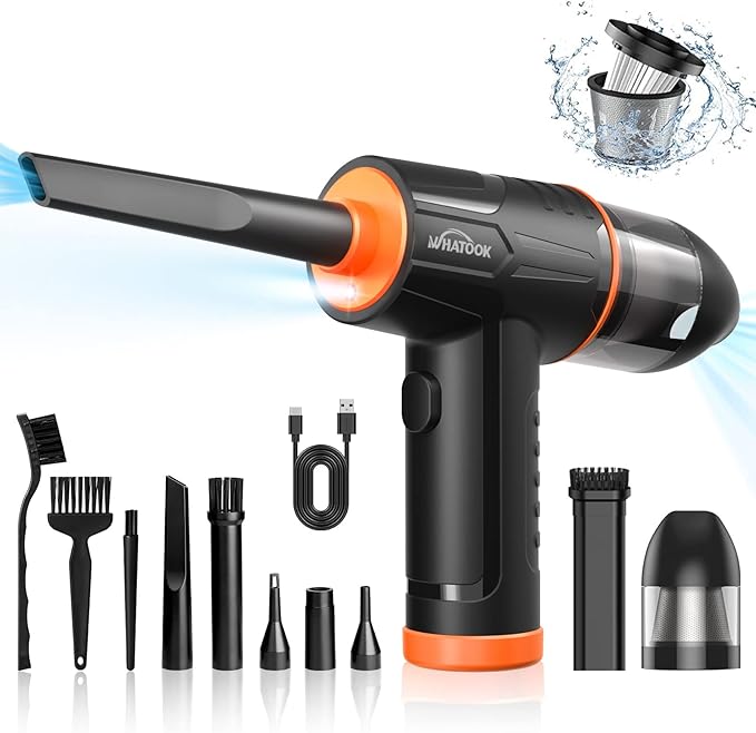 2in1 Computer Vacuum Air Duster Blower，100000 RPM