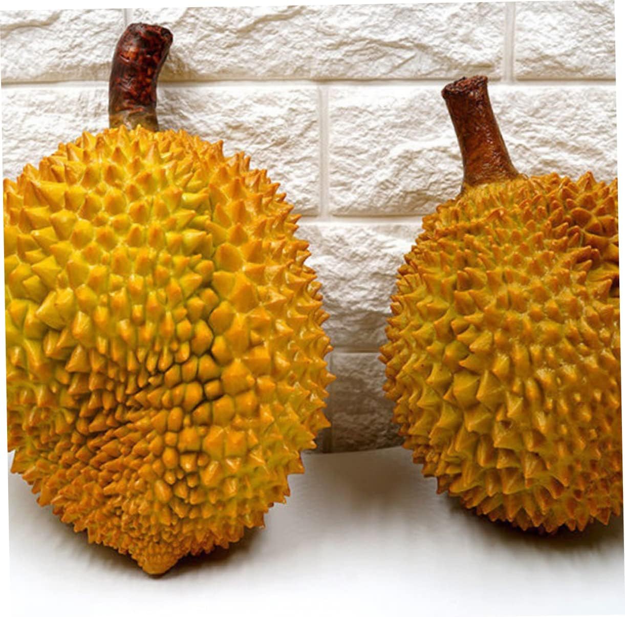 ORFOFE Artificial Durian Fruit Decoration Realistic Faux Fruit Table Centerpiece for Home Decor Party Props and Photography Lightweight Compact Easy to Clean