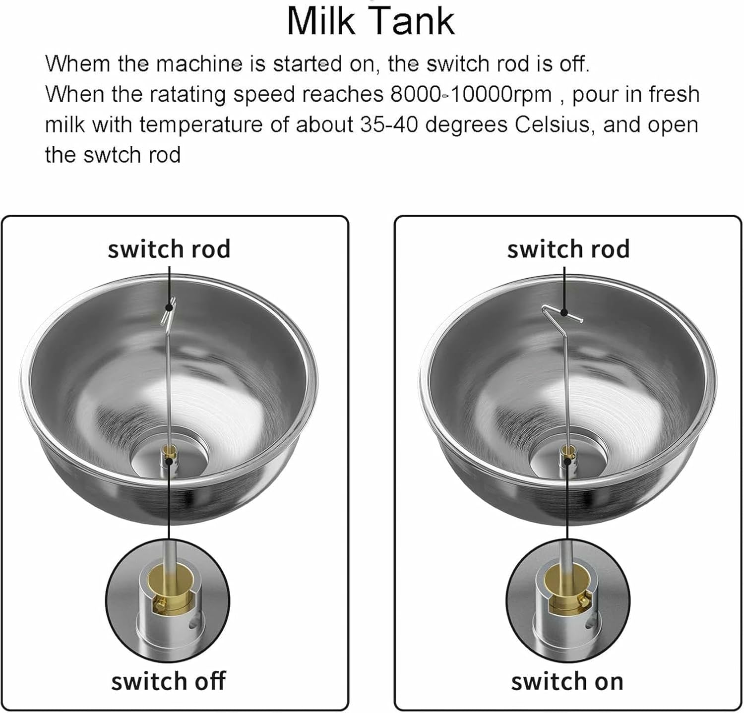 50L/H電気クリームセパレーター、家庭用乳製品用のキッチン遠心クリームマシン、新鮮なミルククリーム遠心分離器〜/