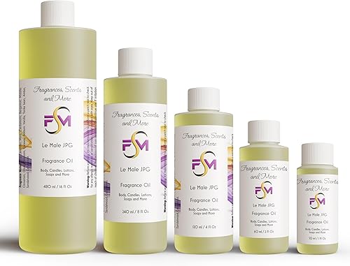 Miniatura 3 de Fragrances, Scents and More Le Male JPG PerfumeAceite Corporal - Botella de plástico de 1 fl oz (1.0 fl oz)