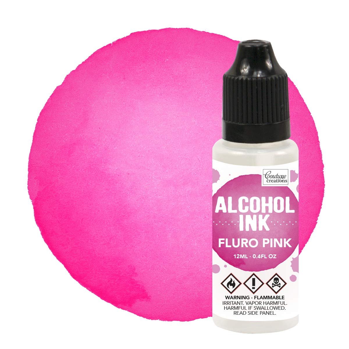 Couture Creations Fluro Pink Alcohol Ink, 12Ml