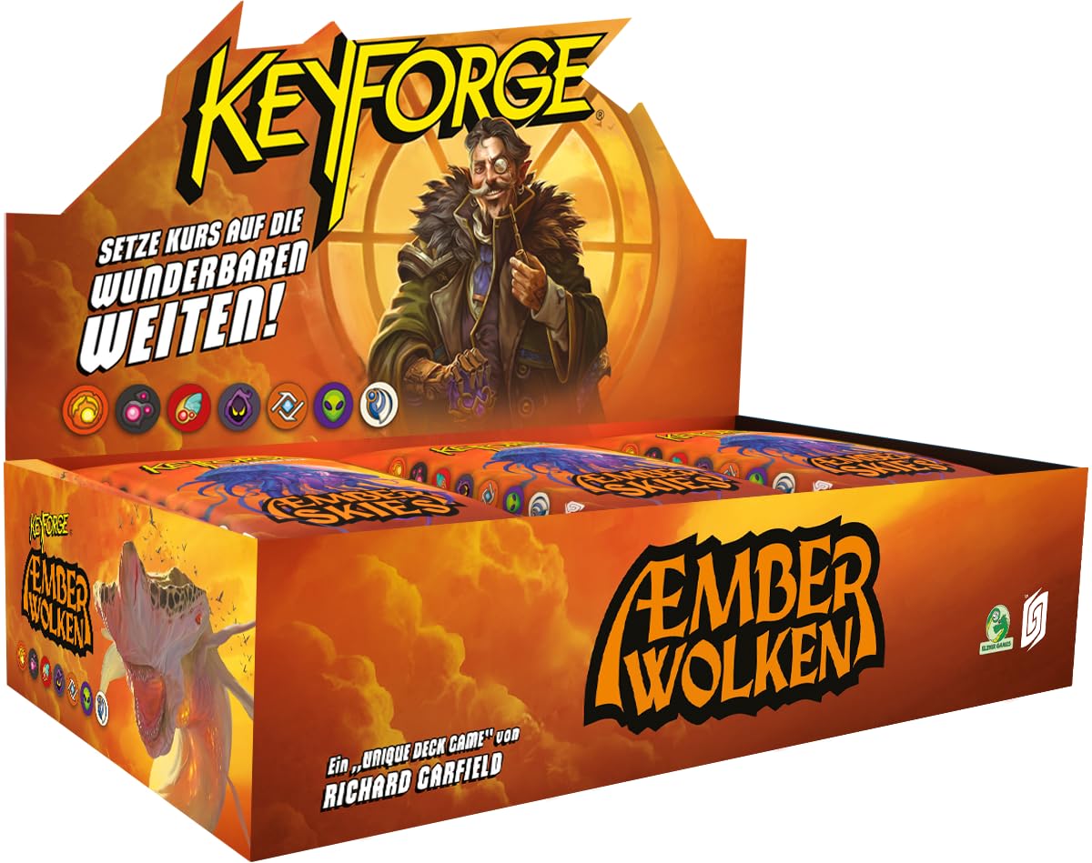 KeyForge - Richard Garfield - Exhibición de 12 Barajas de arconte, Juego de Cartas de Duelo único para niños a Partir de 10 años