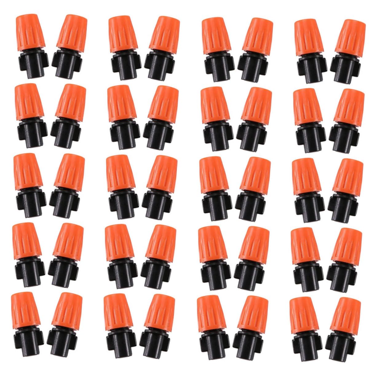 Gatuida 5 Set Ugelli Nebulizzatori Regolabili Per Irrigazione Da Per Raffreddamento E Irrigazione Agricola Per Spazi Esterni E 40 Pezzi*5
