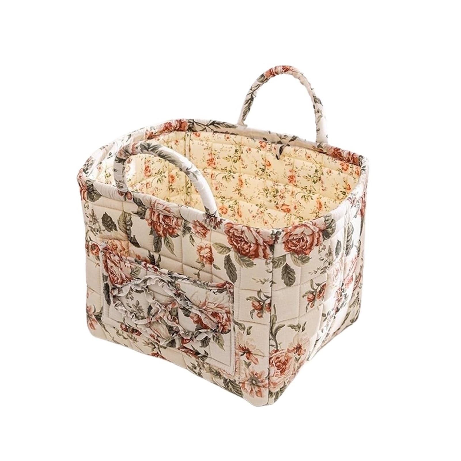 MRKU Folding Laundry Basket Household Storage Hamper Fabric Washable Stackable Underwear Debris Organizing Frame Foldable Sundries Organizer