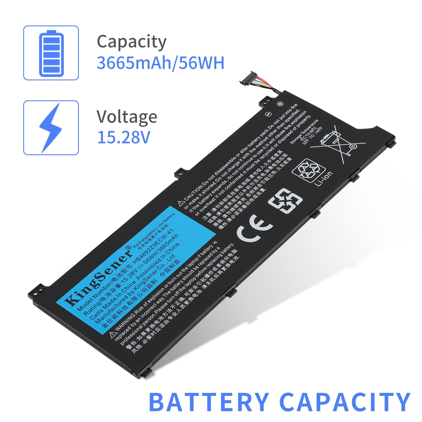 HB4692Z9ECW-41 - Batteria per laptop Huawei MateBook D 14-53010TVS NBL-WAQ9R WAP9R WAP9H WAQ9L NBB-WAH9P NDR-WFH9HN BoB-WAH9P