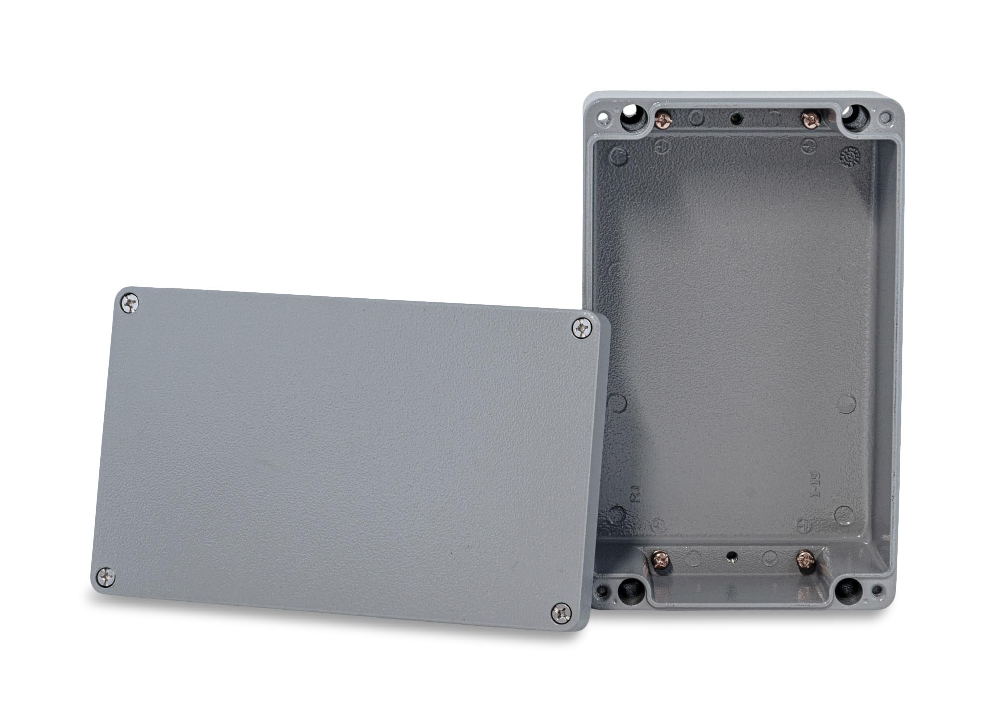 BOXEXPERT Contenitore industriale in alluminio 260x160x90mm Custodie pressofuse della serie Alster verniciate a polvere IP66, custodie per installazione, custodie vuote, custodie da parete