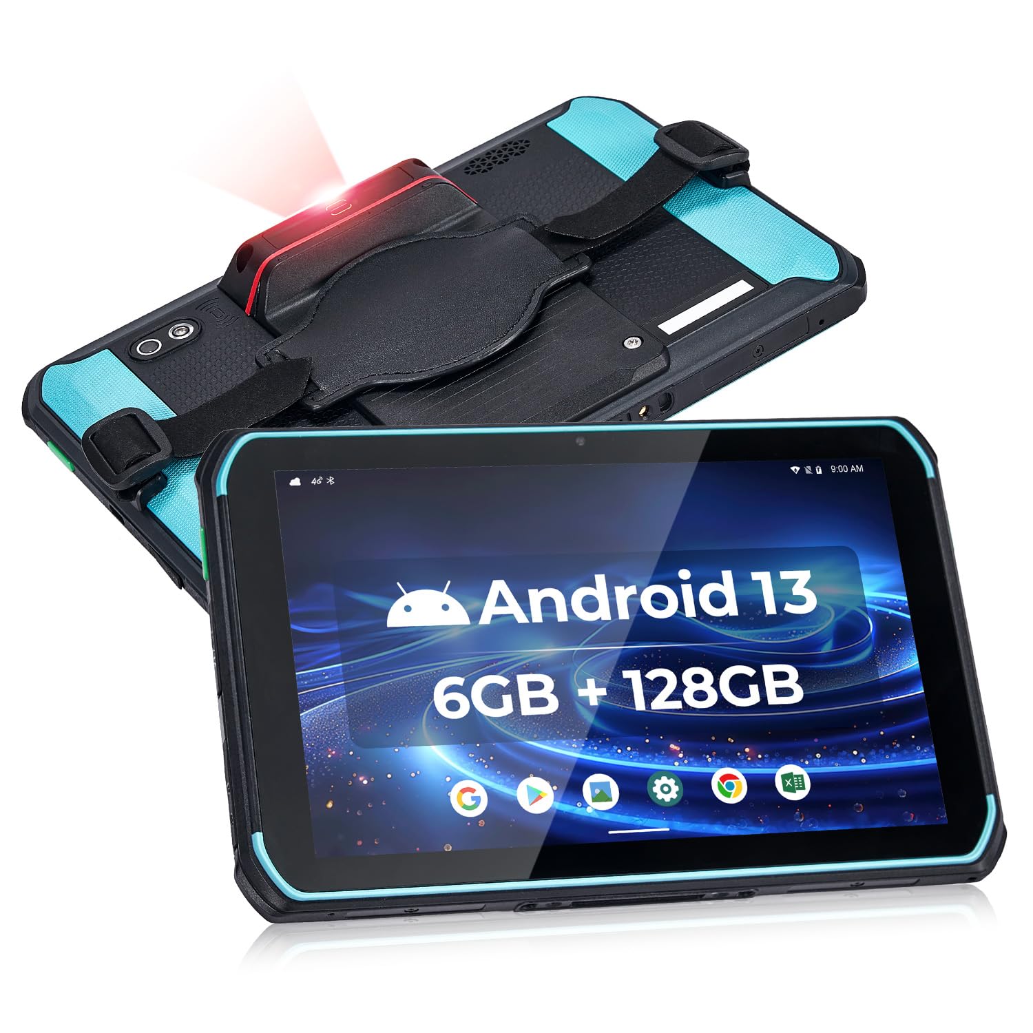 Photo 1 of MUNBYN ILT01Pro Rugged Tablet with Scanner