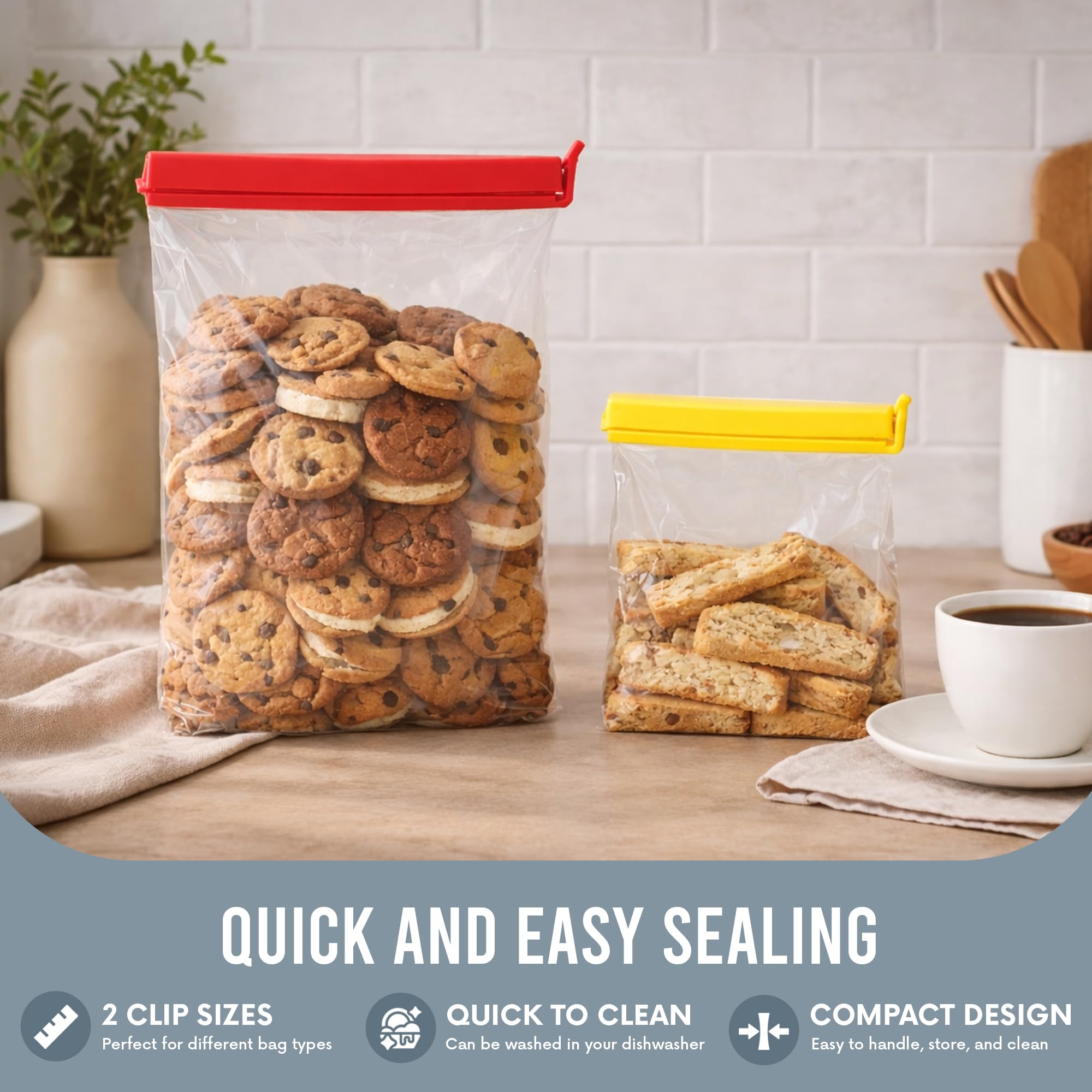 Amazon.com - LINDEN SWEDEN Twixit Bag Clips - Set of 10 - Keep