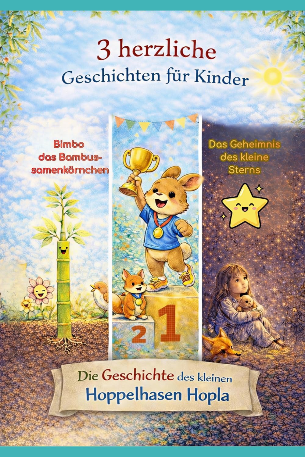 Drei herzliche Geschichten für Kinder: Die Geschichte des kleinen Hoppelhasen Hoppla, das Geheimnis des kleinen Sterns, Bimbo das kleine Bambusamenkörnchen (Elias Storm-Kids Serie)