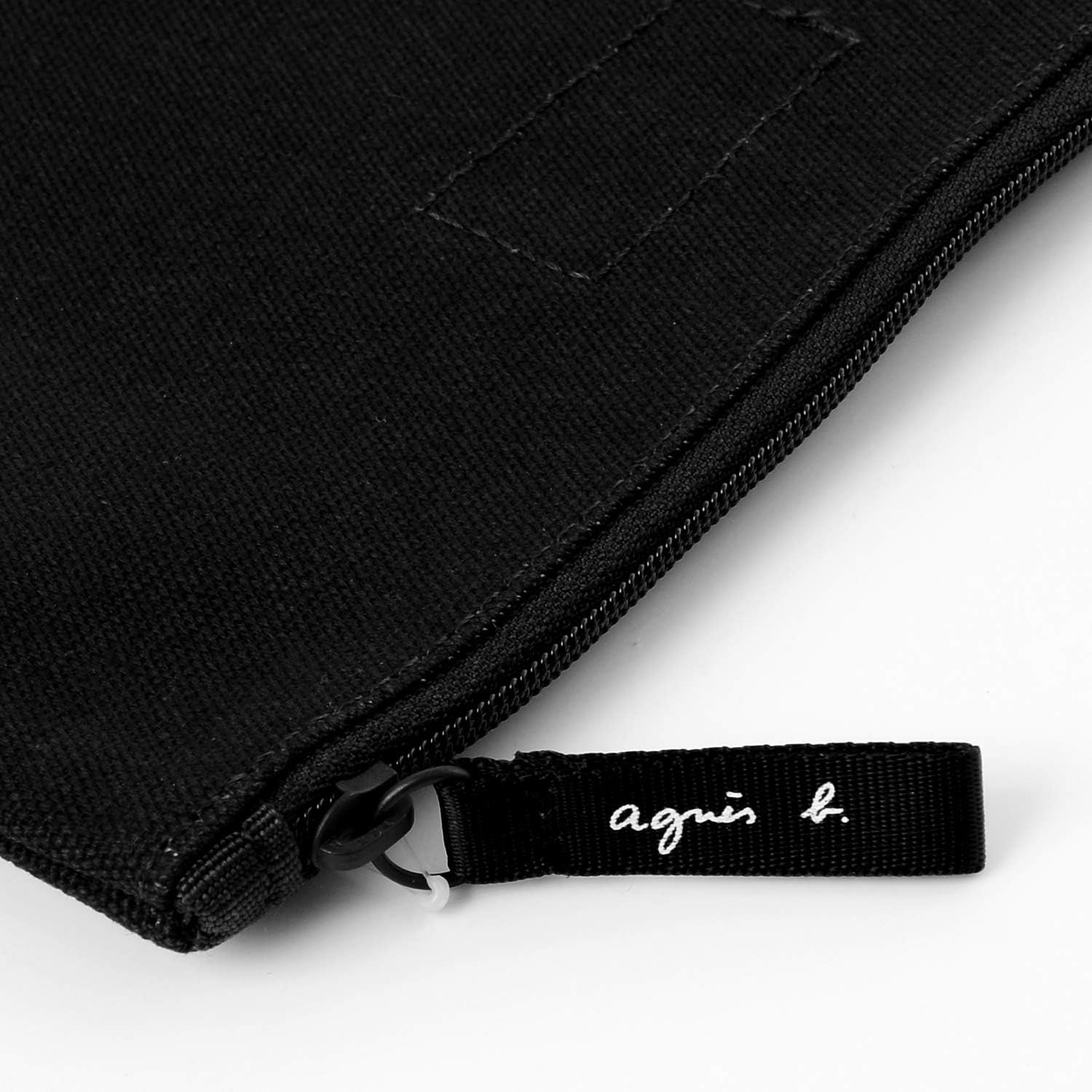 [アニエスベー ボヤージュ] agnesb.VOYAGE コスメポーチ 化粧ポーチ コットン GO03-05 (ブラック) 1個 (x 1)