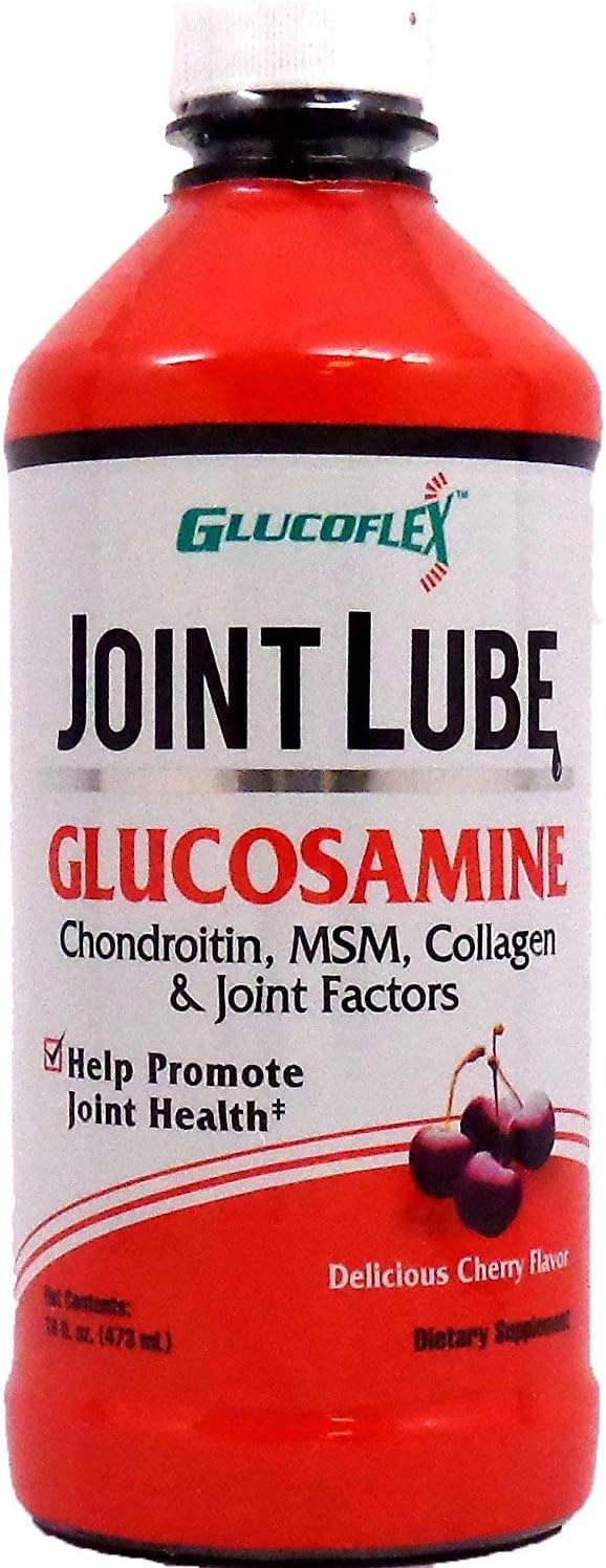 Joint Lube Glucosamine Liquid Cherry Flavor 16 oz (Pack of 6)