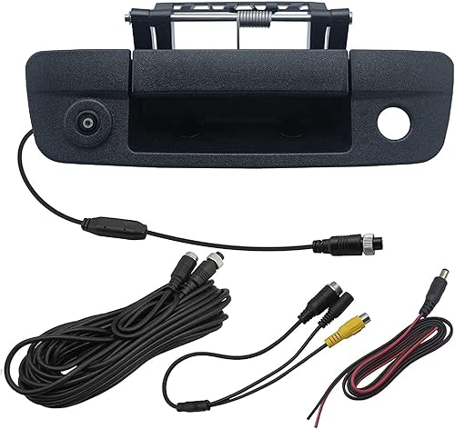 Manija de puerta trasera con cámara de respaldo de visión trasera compatible con Dodge Ram 1500 (años 2009-2017), 2500 3500 (años 2010-2017),