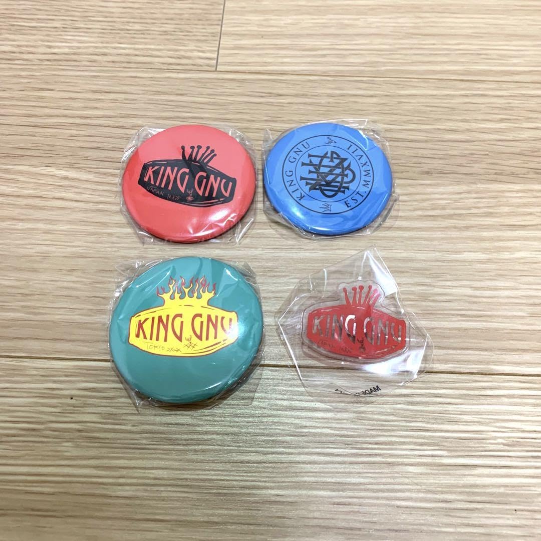 King Gnu バッジ 公式グッズ 限定 缶バッジ