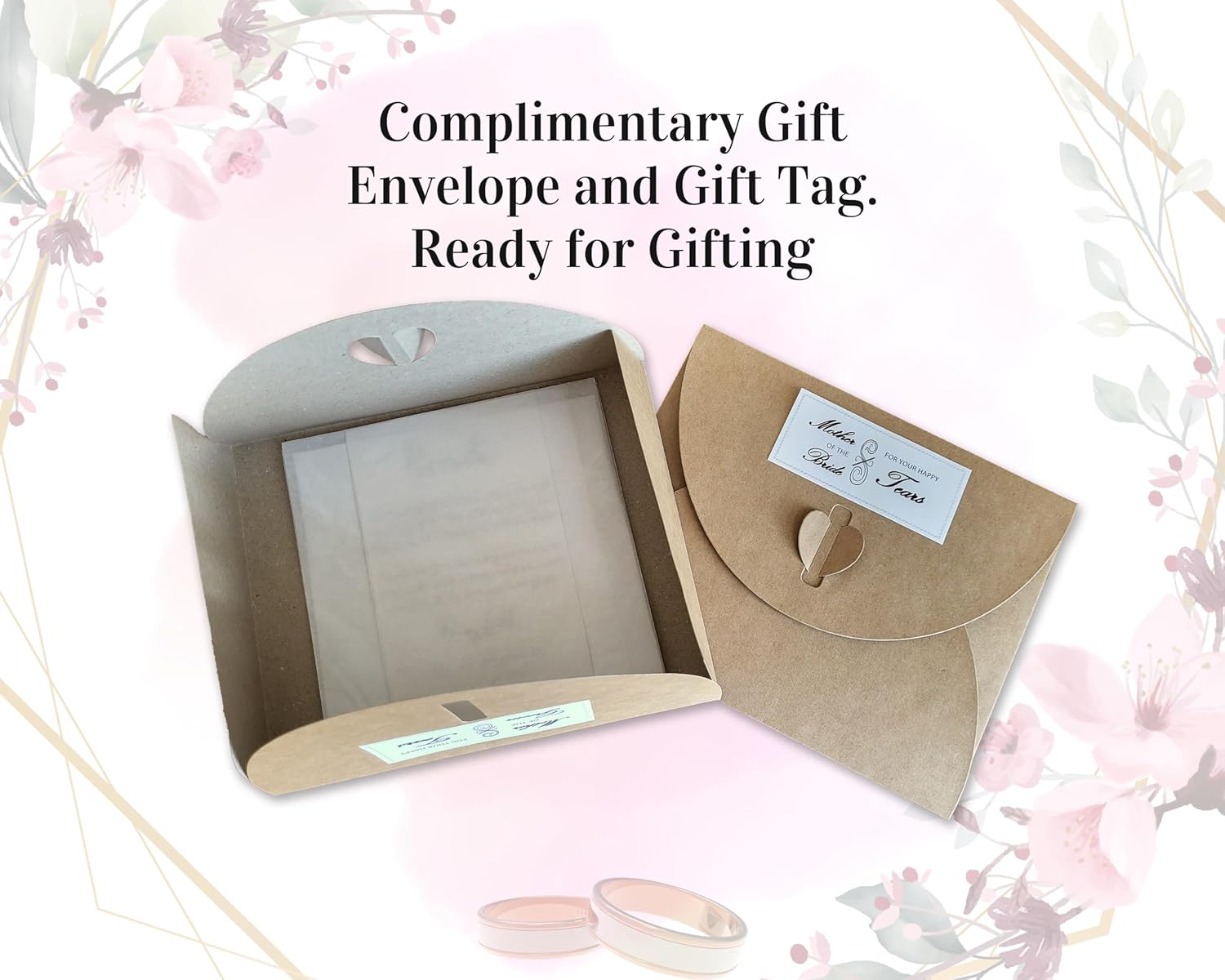 Mother of the Bride Handkerchief-Wedding Hankerchief-PRINTED-CUSTOMIZED-Wedding Hankies-Mother of the Bride Gift-LS11ChoCAC[A1B] - Image 2