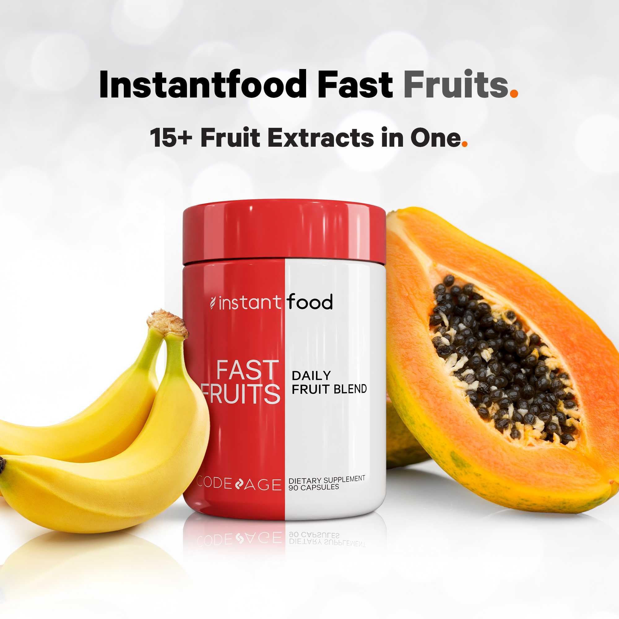 Codeage Instantfood Fast Fruits, 15 Fruit Powders, Berries, 90 Capsules — Amazon image 3