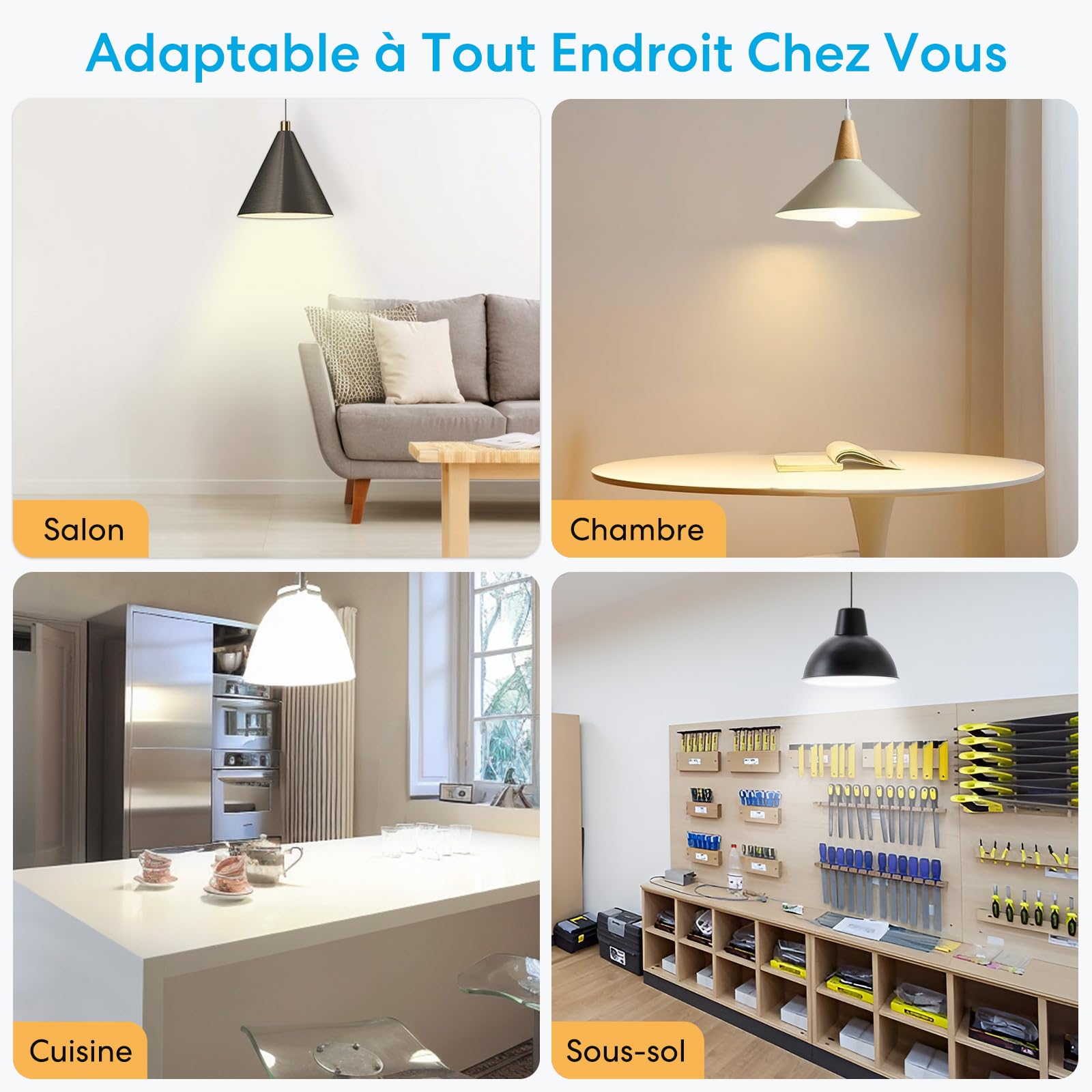 LoraTap Kit Interrupteur Sans Fil, Va et Vient, Récepteur 2500W, Portée 200M, Emetteur Radio 868Mhz, Commande à Distance Mural Avec 2 Télécommandes ON/OFF Pour Eclairage