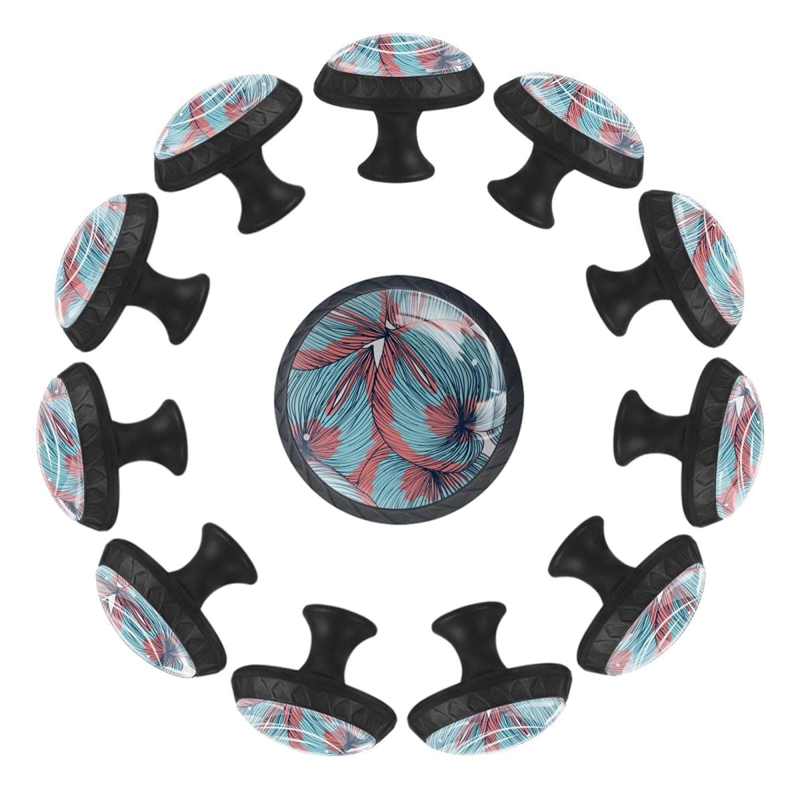 Boutons de tiroir ronds anti-accroche - Rénovez une commode d'enfant sans couture en lot de 12