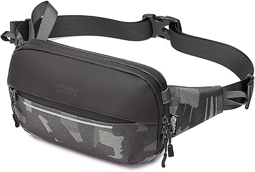 Riñonera cruzada para mujeres y hombres con múltiples bolsillos, para viajes, caminar, correr, senderismo, ciclismo, entrenamiento, billeteras de