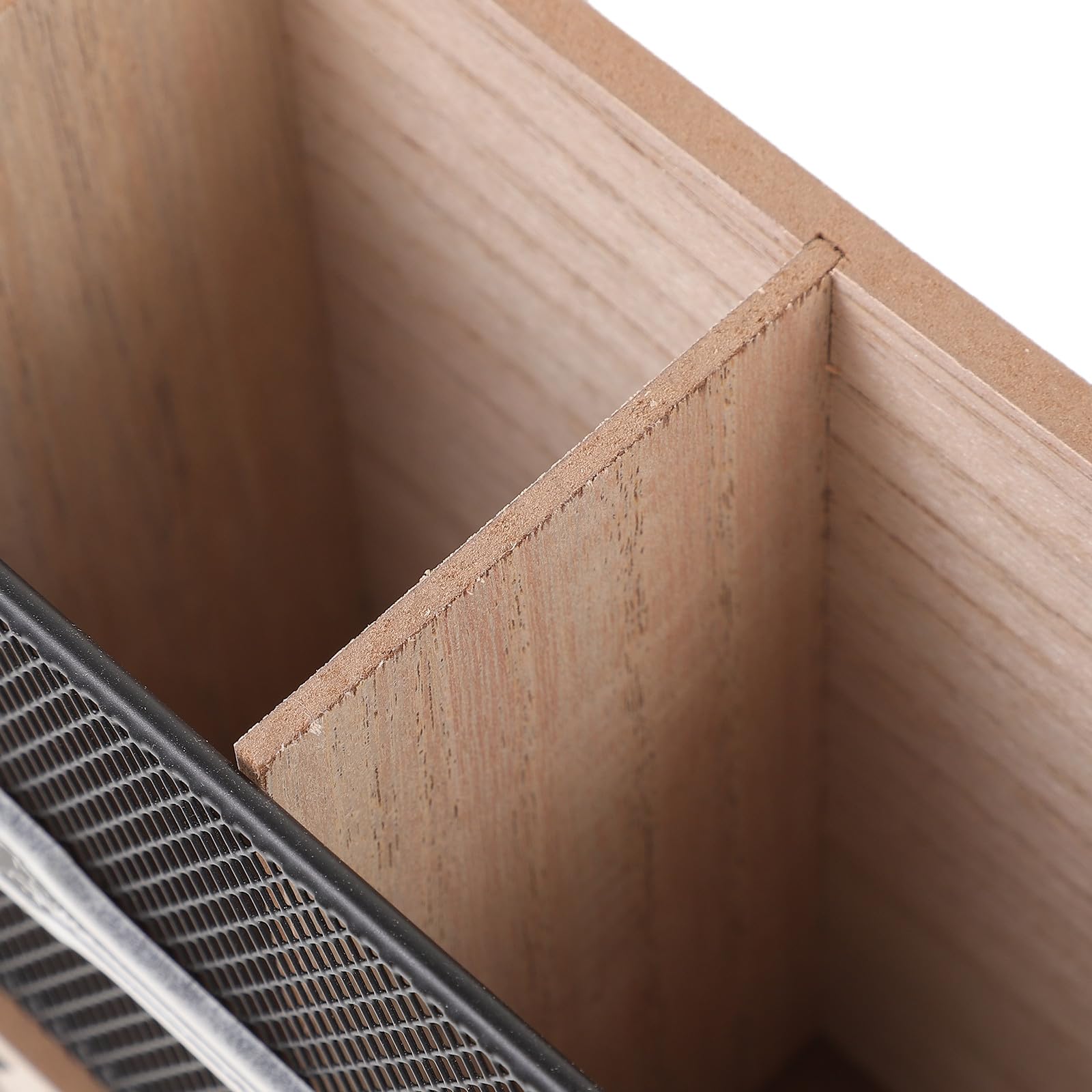 Caja de Cubiertos de Cocina para Utensilios Organizador Reutilizable y Resistente Compartimentos Múltiples de Madera en Encimeras Grandes