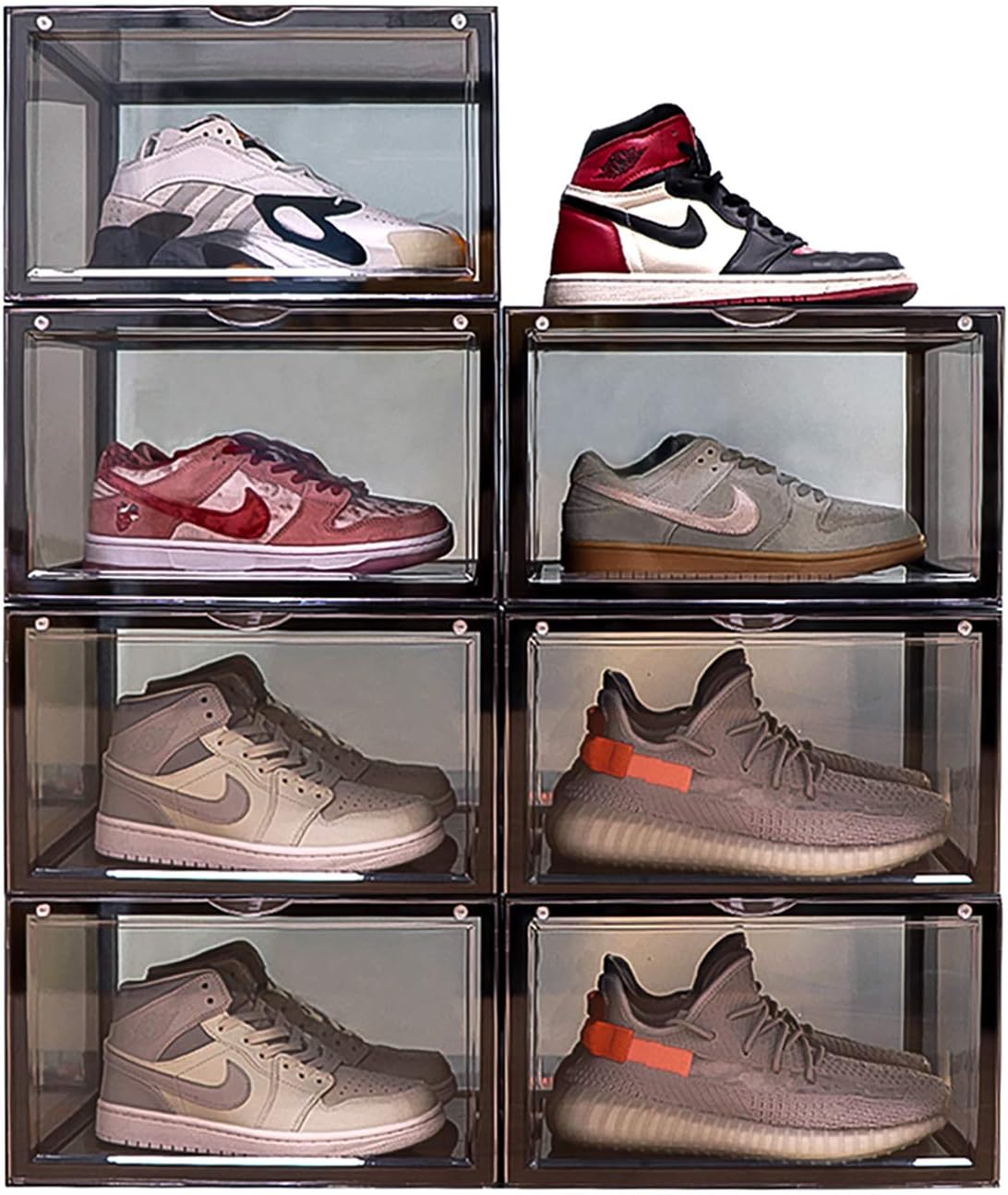 70% оƒƒ Dіѕсоunt AOTENG STAR 6 Pack Storage Shoes Box Clear Grey Shoes Boxes Sneaker Side Open Door with Magnetic Stackable Foldable Storage Shoe Boxes Shelf -SIX Pack 70% оƒƒ Dіѕсоunt AOTENG STAR 6 Pack Storage Shoes Box Clear Grey Shoes Boxes Sneaker Side Open Door with Magnetic Stackable Foldable Storage Shoe Boxes Shelf -SIX Pack