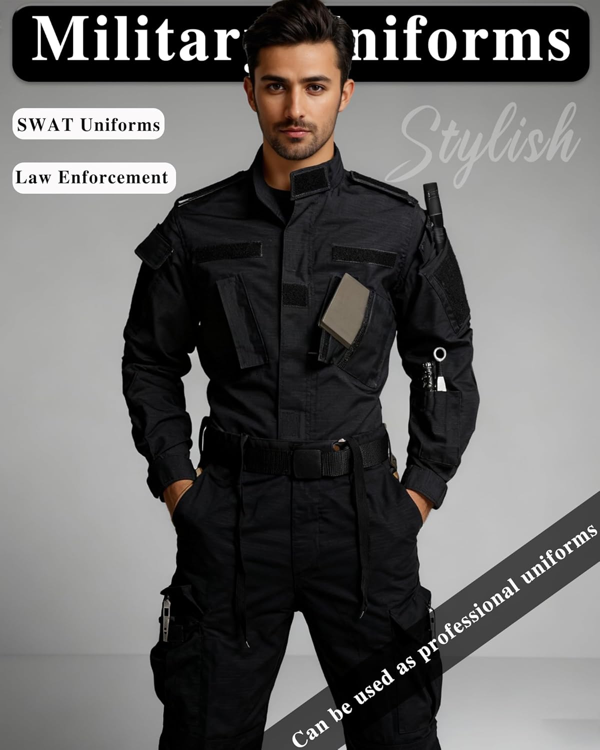 Mens Military Uniform Tactical Jacket Pant Ripstop Combat Suit Airsoft Hunting Paintball Gear Training Apparel