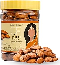 Jyoti Foods California Almonds/Badaam 200 grams, All-Natural, Wholesome & Delicious, Packed with Nutrients, A Mother's friend (Size: 200 gms) (Pack of 1)