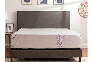 Tulo by Mattress Firm 12 INCH Memory Foam Lavender Mattress with Enhanced...