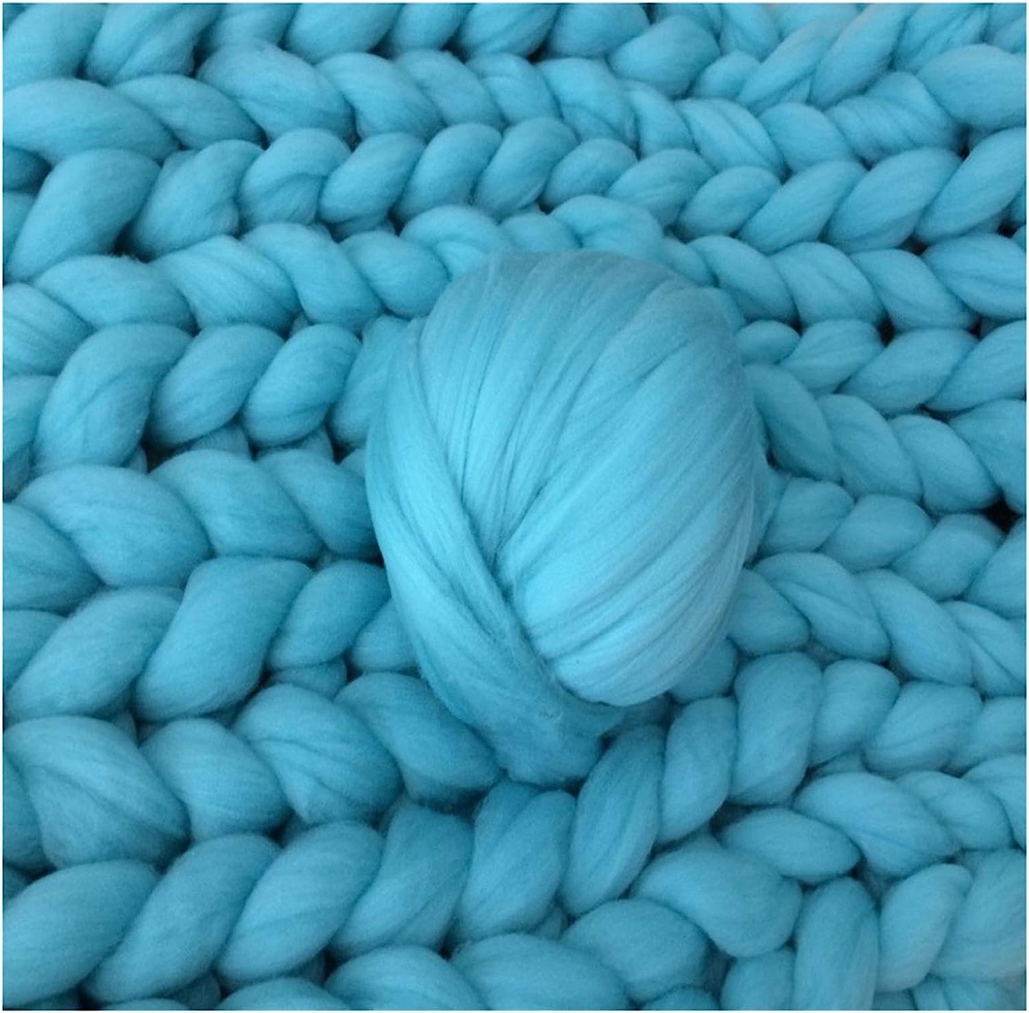Hilo Grueso, Hilo De Lana De Tejer, Hilo Gigante 1000g 2.2Lb/Bola Hilo Súper Grueso Hilo De Roving Bulky Hilo De Manta De Tejer A Mano/Brazo Hilo De Manta De La Pared Del Hogar Fieltro De Hilo Decorat