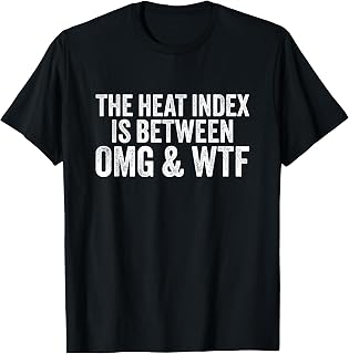 Heat Advisory - The Heat Index Is Between OMG & WTF T-Shirt
