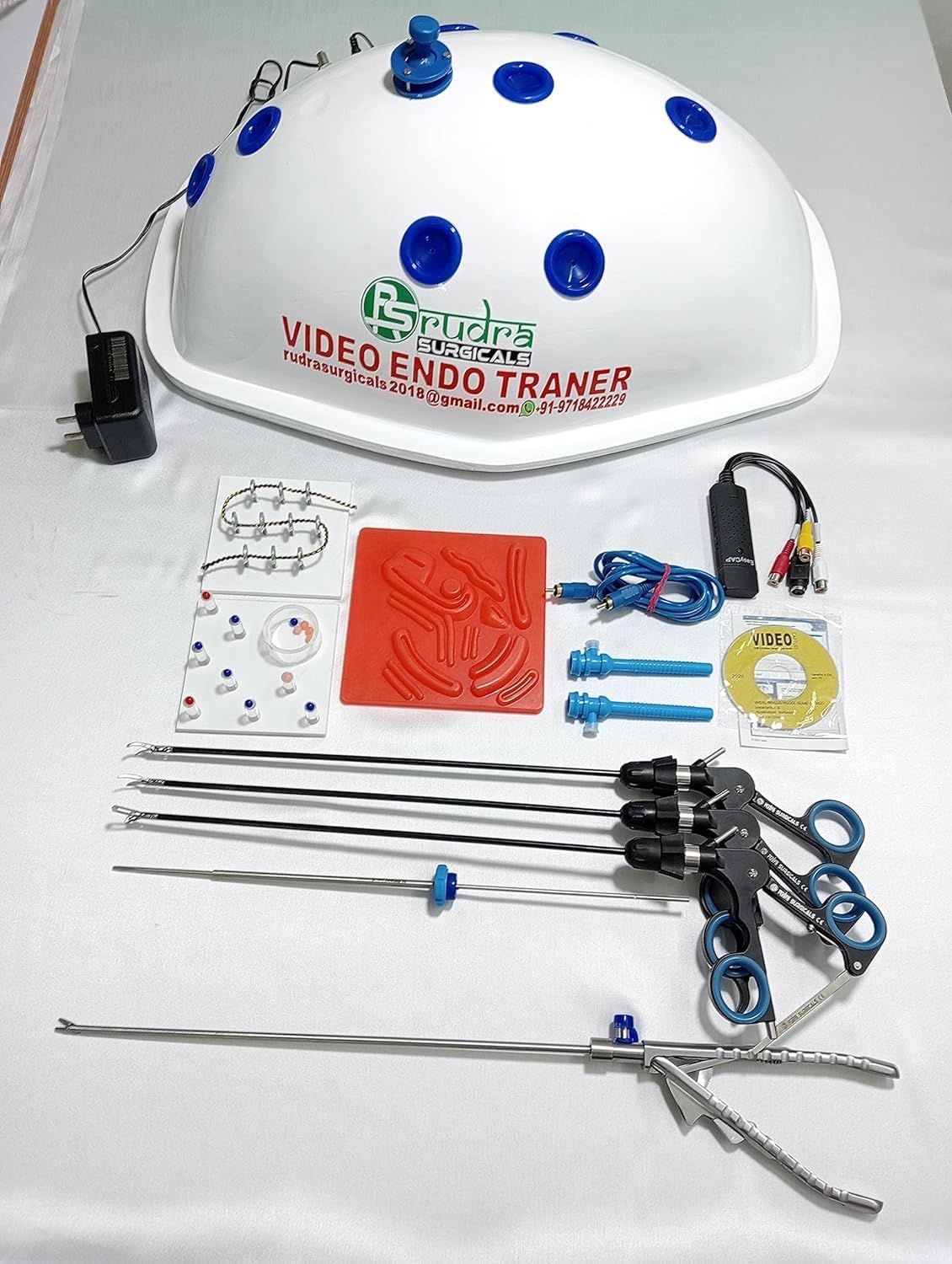 PRAGATI ENTERPRISES - Laparoscopic Beetle Shape Endotrainer with 5 Basic training instruments (B0CS34W63J) Amazon Price History, Amazon Price Tracker