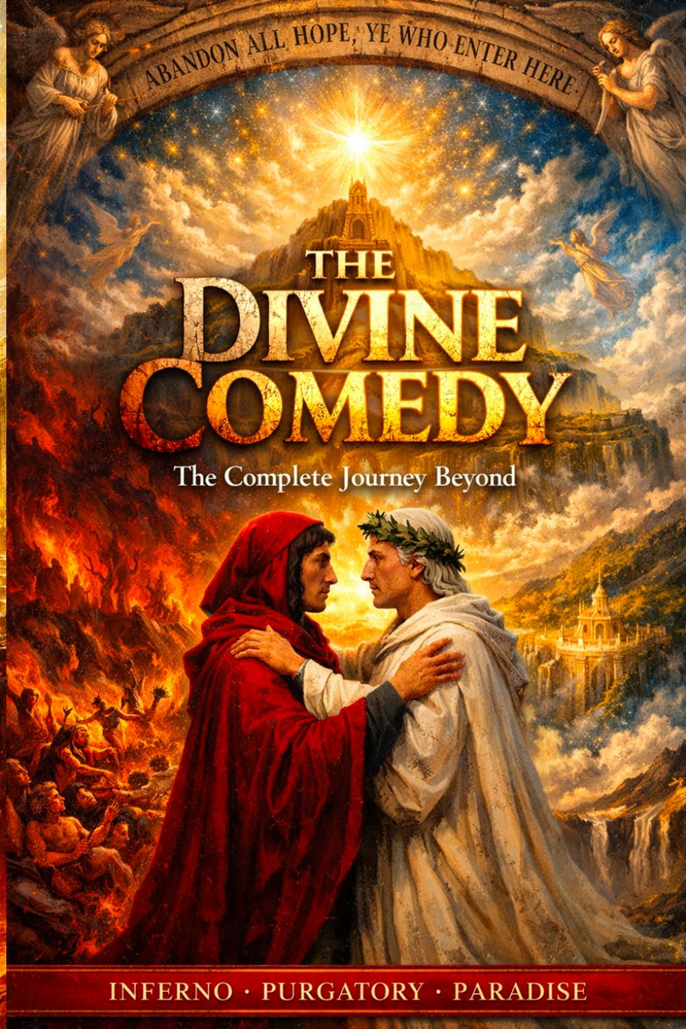 The Divine Comedy: The Complete Journey: Dante's Divine Comedy in Modern Language — Complete Edition