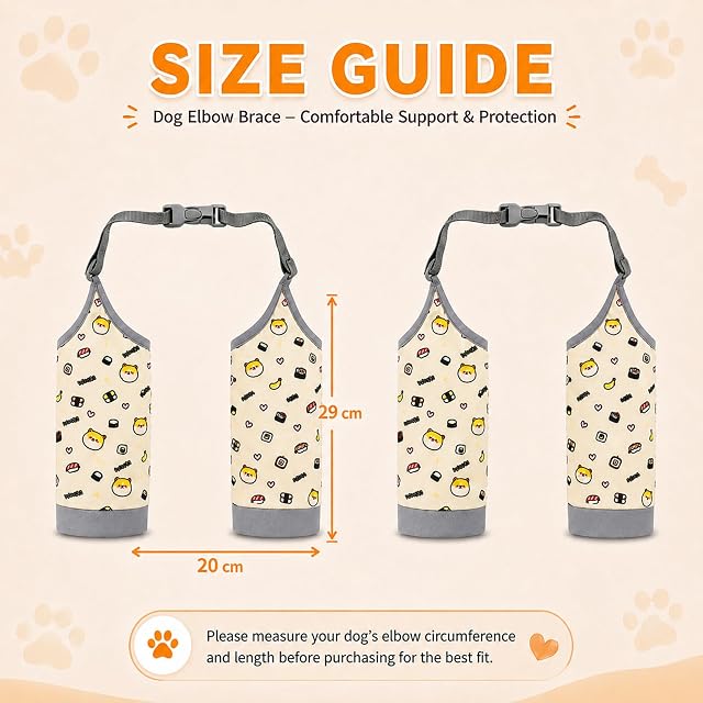 Foto 2 de 7 de deegbbyi 2 Piezas Protector de Codo para Perros contra Callosias