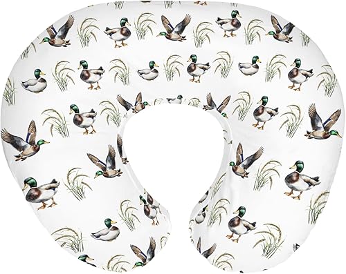 Miniatura 17 de Fundas de almohada retro de caza de patos para bebés y niñas, fundas elásticas suaves y elásticas para bebés recién nacidos