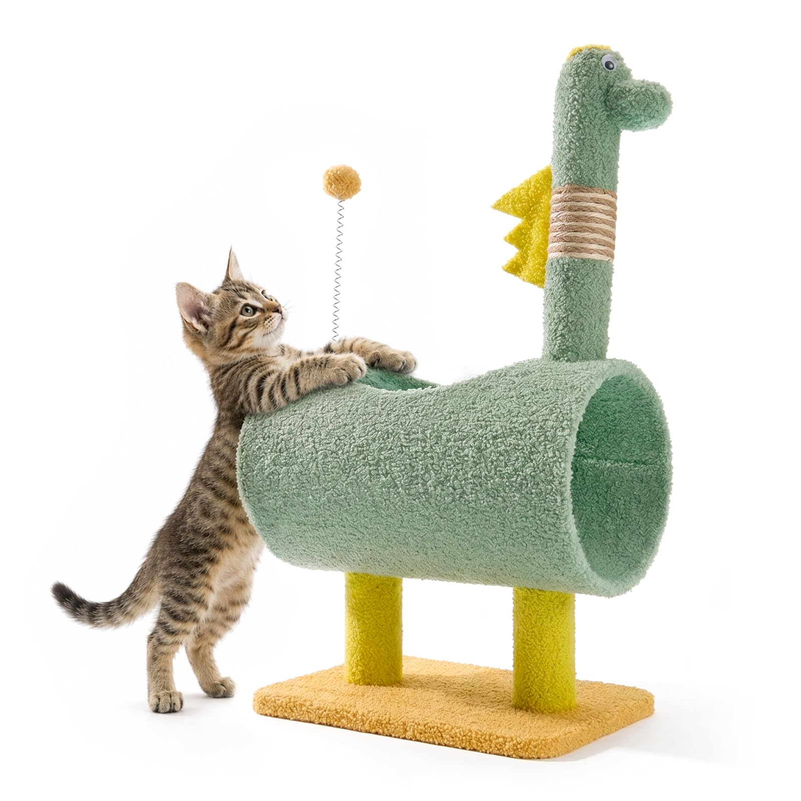 EVERGOODS Cat Climbing Frame Sisal Scratching Post Indoor Cat Tree Tower